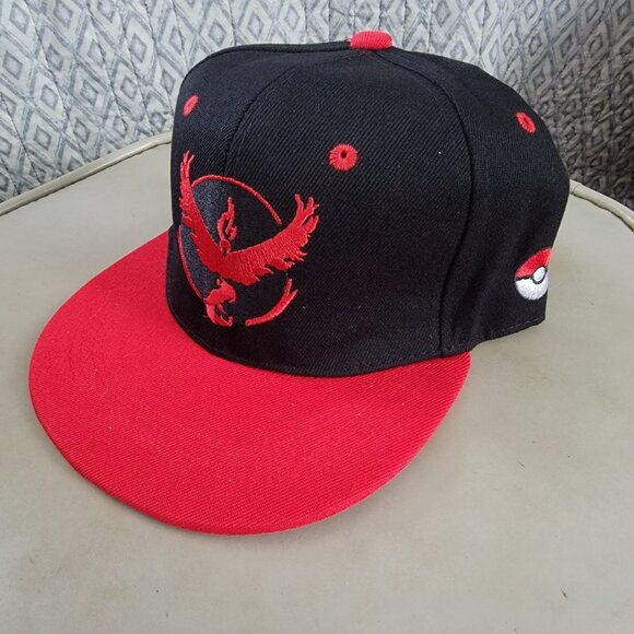 Pokémon Go Team Valor Embroidered Snapback Cap - Picture 2 of 4
